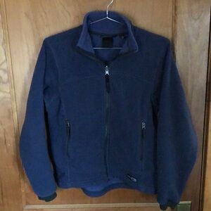 REI navy blue zip-up fleece